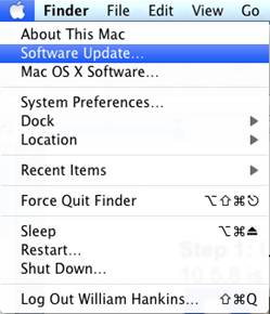 Apple Software update image